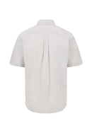 Buttondown Print SS Shirt - Pale Yellow