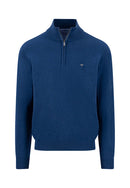 Superfine Troyer Zip Jumper - Midnight