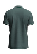2 Tone Polo Shirt - Pine Green