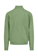 Superfine Troyer Zip Jumper - Avocado