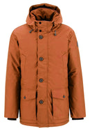 Hooded Parka Jacket - Burnt Orange