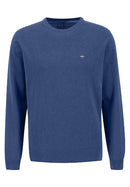 Plain Round Neck Jumper - Wave
