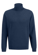 Plain Roll Neck Jumper - Night