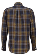 Button Down Check Shirt - Navy