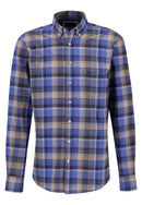 Button Down Big Check Shirt - Deep Forest