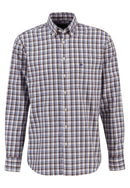 Button Down Check Shirt - Walnut Brown
