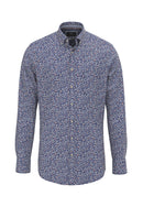 Flower Print Shirt - Peach