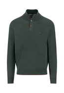 Troyer Button Jumper - Dark Ivy