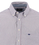 Graphic Flower Shirts - Grape