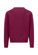 Round Neck Superfine Jumper - Grape