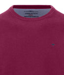 Round Neck Superfine Jumper - Grape