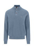 Troyer Button Jumper - Air Blue