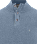 Troyer Button Jumper - Air Blue