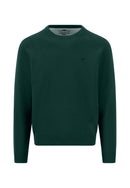 Round Neck Superfine Jumper - Teal