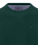 Round Neck Superfine Jumper - Teal