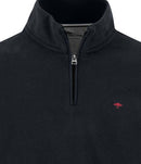 Troyer Zip Sweat Jumper - Navy