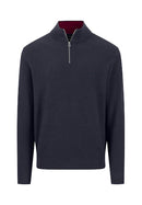 Troyer Zip Jumper - Navy