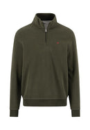 Troyer Zip Sweat Jumper - Cypress