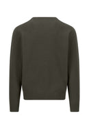 Round Neck Superfine Jumper - Cypress