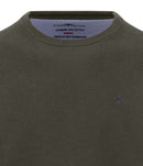 Round Neck Superfine Jumper - Cypress