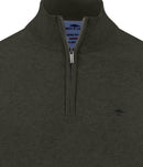 Troyer Zip Superfine Jumper - Cypress