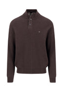 Troyer Button Jumper - Soil