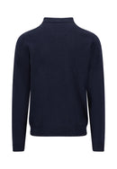 Long Sleeve Polo Shirt - Navy