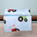 Farmyard Friends Fleece Throw 120X150 - Blue