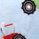 Farmyard Friends Fleece Throw 120X150 - Blue