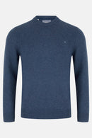 Franco Round Neck Jumper - Indigo