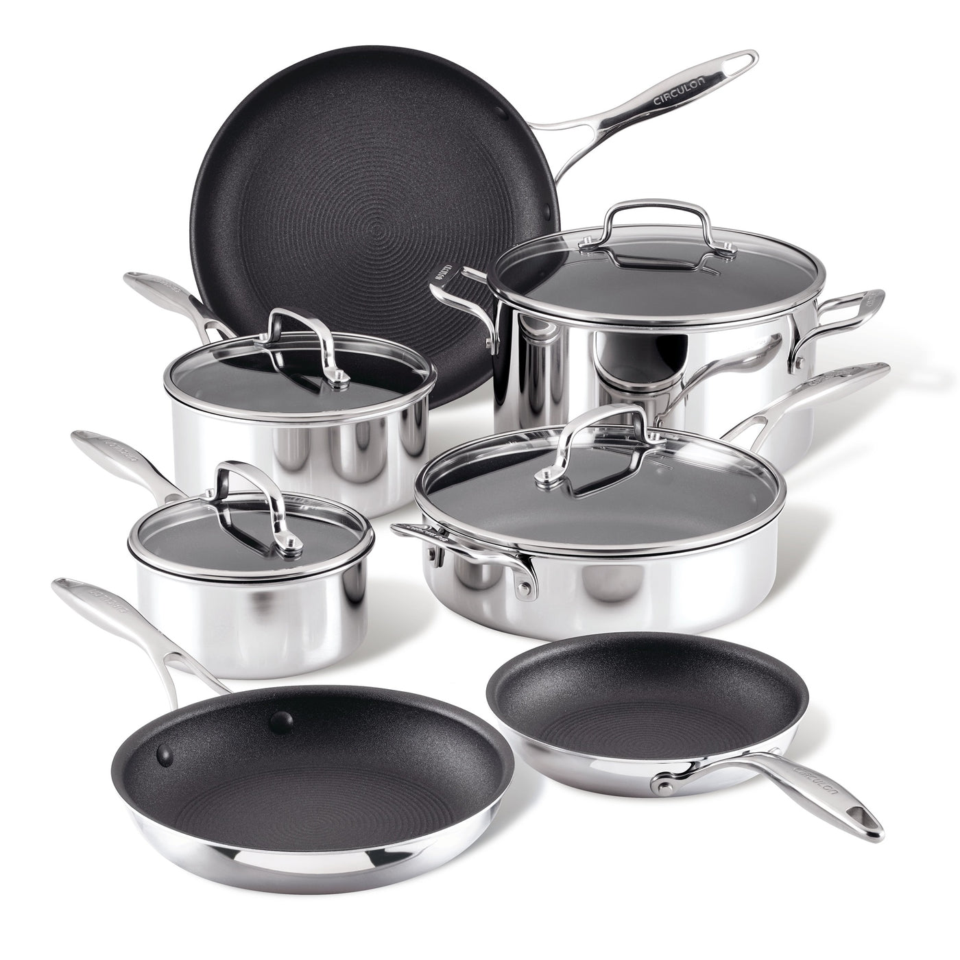 ScratchDefense 7 Piece Cookware Set