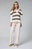 Sleeveless Jumper - Taupe
