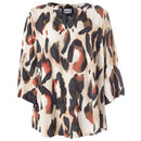 Alva Blouse - Sand & Black