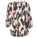 Alva Blouse - Sand & Black