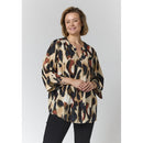 Alva Blouse - Sand & Black