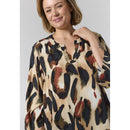 Alva Blouse - Sand & Black