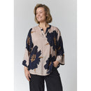 Billie Blouse - Sand & Black