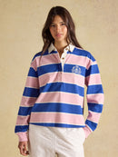 Lara Stripe Rugby Shirt - Pink & Blue Stripe
