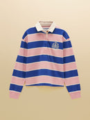 Lara Stripe Rugby Shirt - Pink & Blue Stripe