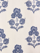 Lulworth Print Funnel Neck Sweat - Cream Foulard Print
