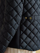 Braemar Luxe Quilted Jacket - Navy