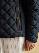 Braemar Luxe Quilted Jacket - Navy