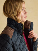 Braemar Luxe Quilted Jacket - Navy