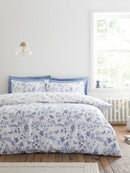 Thea Floral Duvet Cover Set - Blue