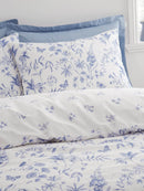 Thea Floral Duvet Cover Set - Blue