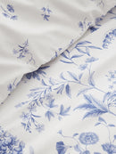 Thea Floral Duvet Cover Set - Blue