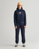 Archive Shield Hoodie - Evening Blue