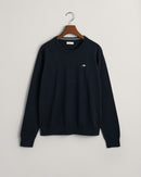Shield Classic Round Neck Jumper - Evening Blue