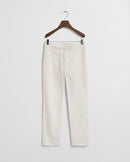 Cigarette Slim Trouser - Eggshell