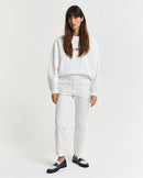 Cigarette Slim Trouser - Eggshell